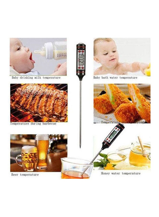 Digital Thermometer For Measuring Food Temperature Silver 23x2cm - Image 2