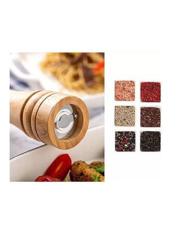 Wooden Pepper Mill Beige - Image 3