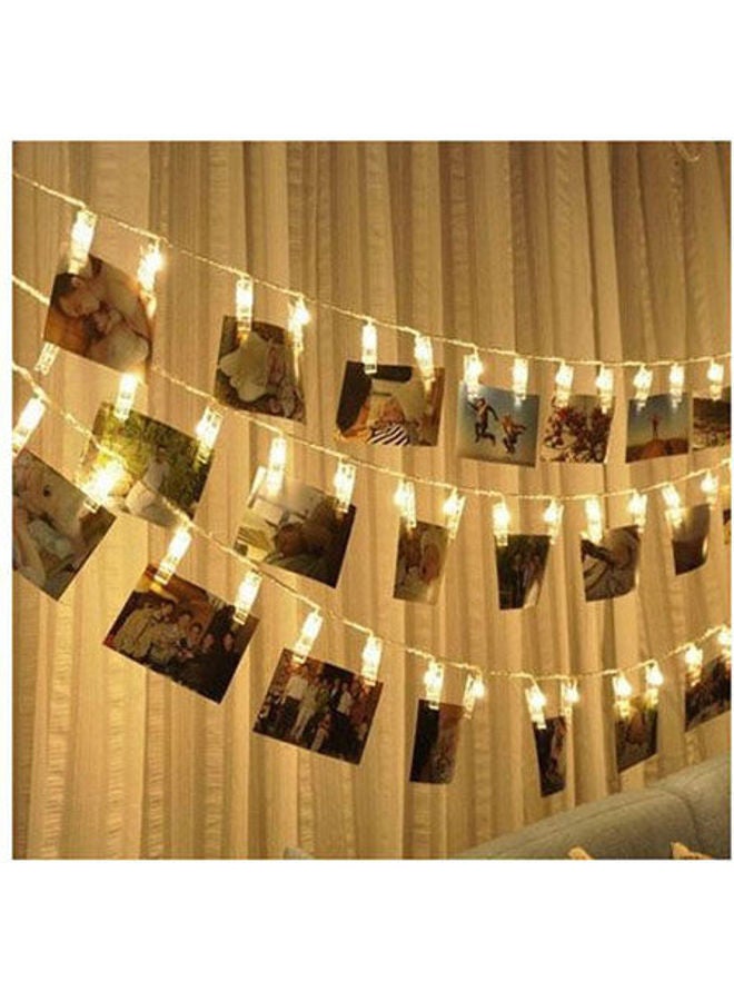 Led Light Rope Photo Holder Yellow 3meter