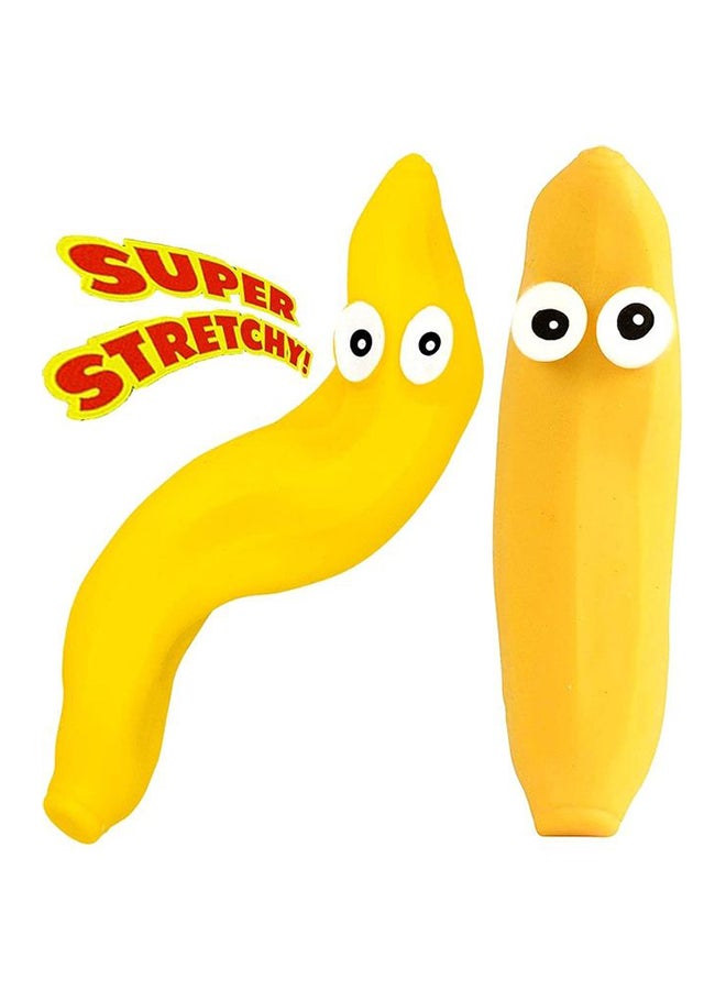 XiuWoo Stretchy Banana Stress Relief Squeeze Toy For Kids And Adults  - Image 5