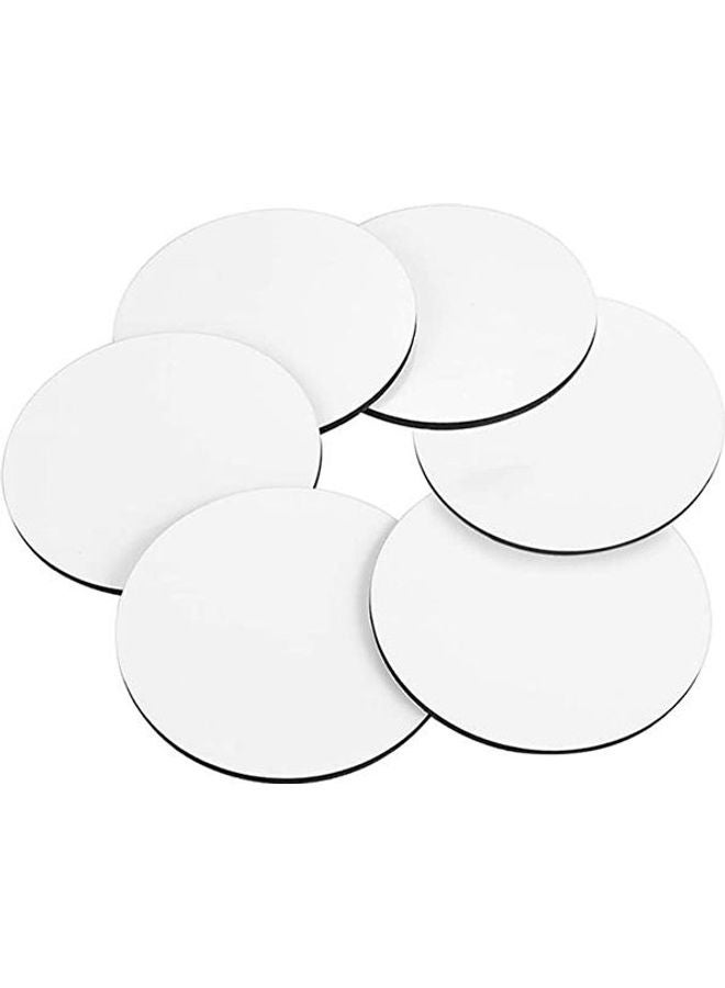 Sublimation Blanks Cup Coasters  Round Mdf Hardboard Multicolour 10X10cm 