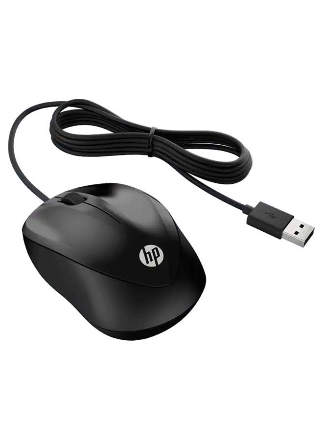 HP - 1000 Wired mouse Black - Image 1
