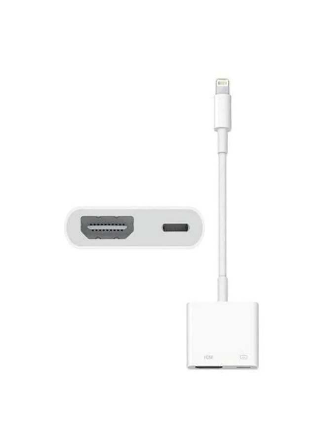 Generic - HDMI To Lightning Adapter White - Image 1