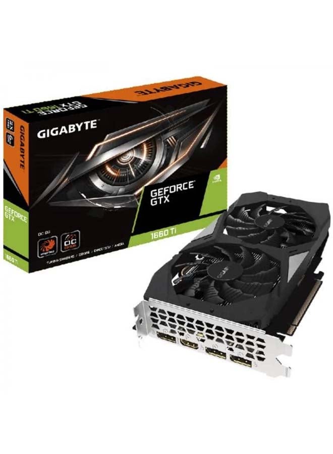 GIGABYTE - GeForce GTX 1660 Ti OC Edition Graphic Card Black - Image 1