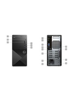 DELL Tower Pc Vostro 3888 Mt  Core I7 Processor 8Gb Ram 1Tb Hdd Intel Uhd Graphics International Version Black  - Image 5