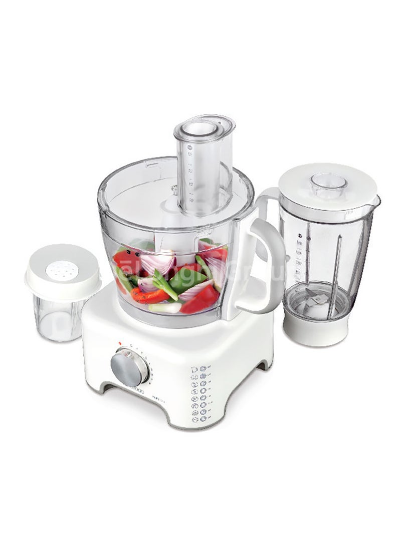 كينوود معالج طعام متعدد الوظائف مع 3 أقراص من الفولاذ المقاوم للصدأ، خلاط، وعاء مفرمة، مطحنة، عصارة، خفاقة معدنية مزدوجة، صانعة عجين، عصارة حمضيات - Image 3