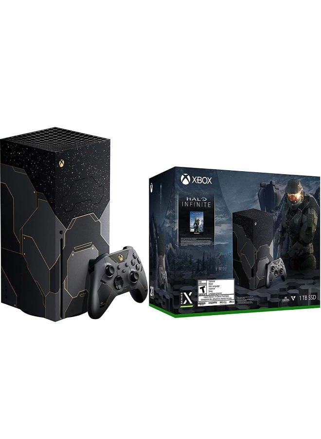 Microsoft - Xbox Series X 1TB Gaming Console (Disc Version) – Halo Infinite Limited Edition Bundle - Image 1