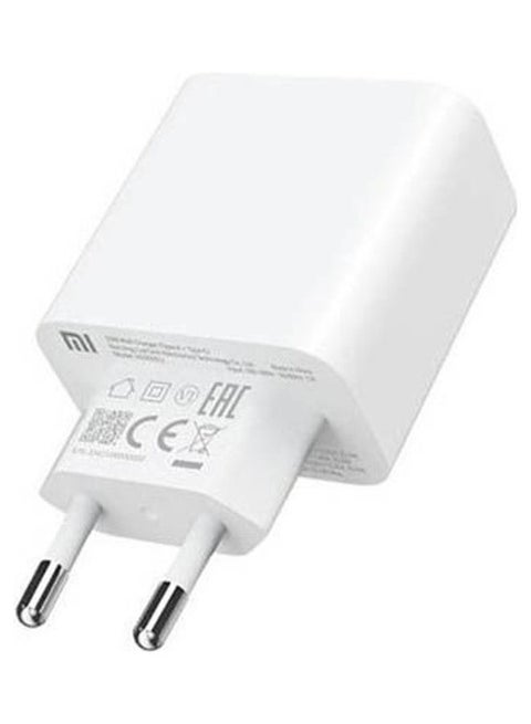 Mi 33W Charger Type C + Type A White