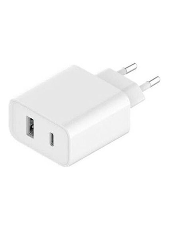 Mi 33W Charger Type C + Type A White