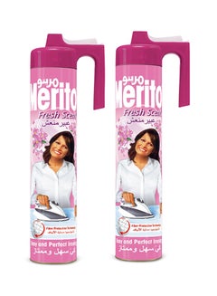 Merito Spray Starch Fresh Scent Multicolour 2x500ml  - Image 2