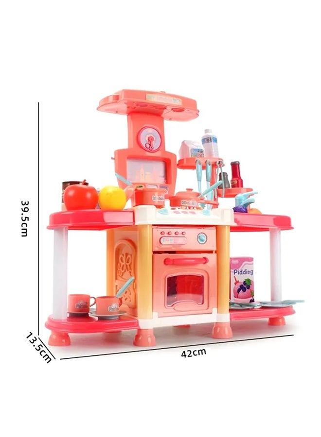 FAMILY CENTER - High-Quality Pretend Kitchen Play Toy set With Artistic Design for Kids 42x13.5x39.5cm - Image 1