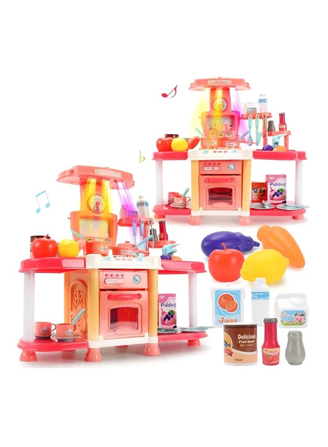FAMILY CENTER - High-Quality Pretend Kitchen Play Toy set With Artistic Design for Kids 42x13.5x39.5cm - Image 1
