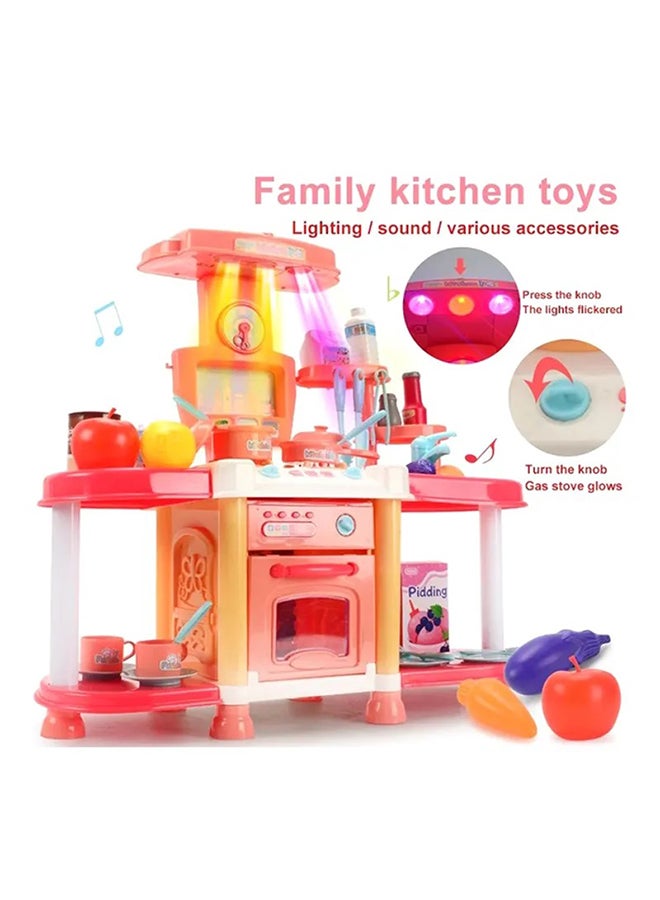 FAMILY CENTER - High-Quality Pretend Kitchen Play Toy set With Artistic Design for Kids 42x13.5x39.5cm - Image 1