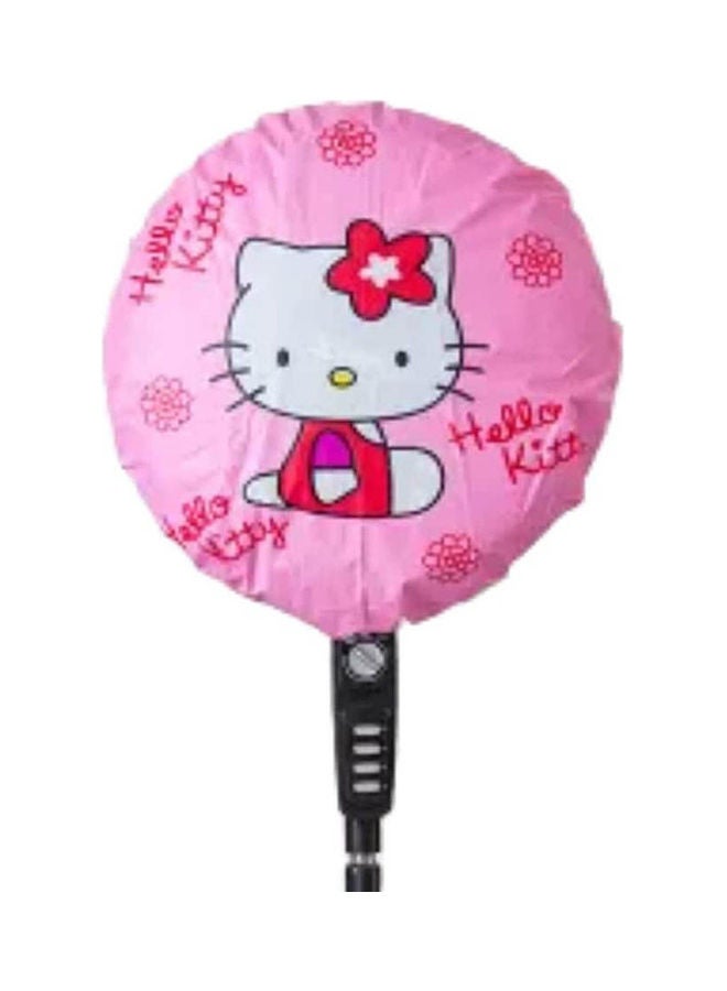 Generic - Cat Printed Waterproof Dust And Moisture Proof Stand Fan Cover Case Pink - Image 1