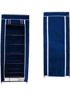 Pindia Shoe Cabinet 10 Layer Shoe Rack Organizer Blue 