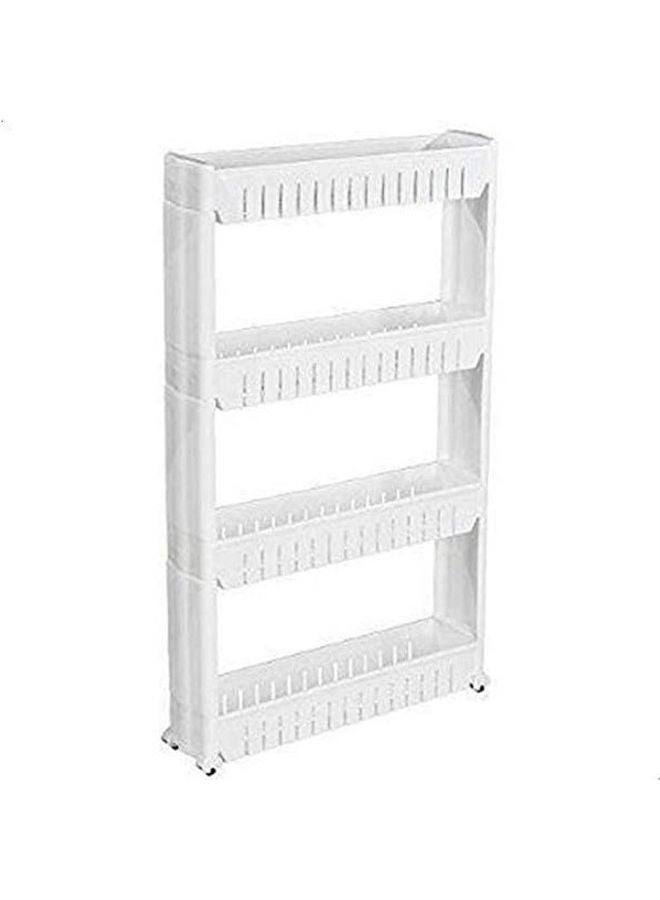 Organizer For Kitchen And Bathroom 4 Shelves Beige - Image 1