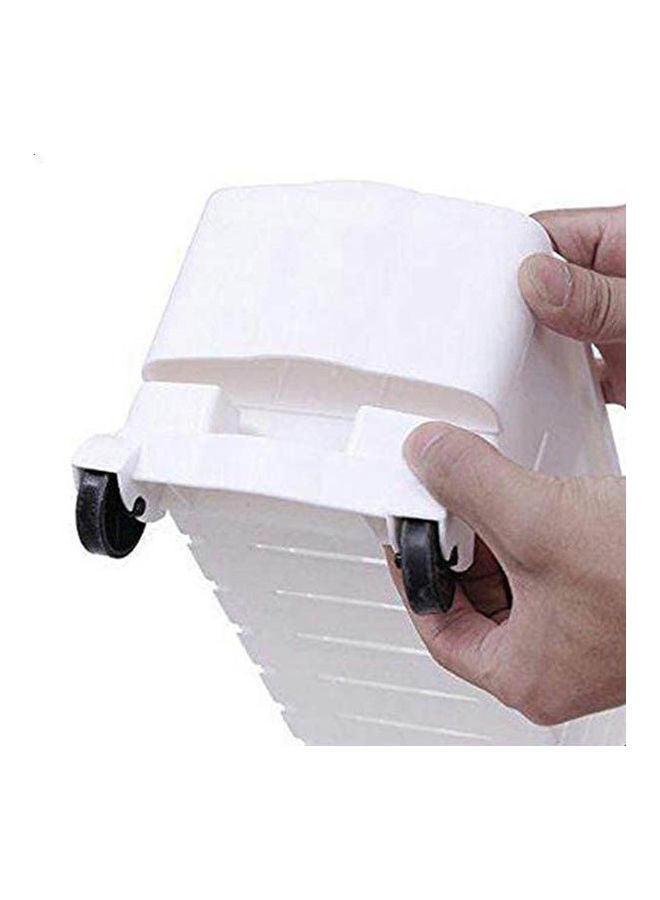 Organizer For Kitchen And Bathroom 4 Shelves Beige - Image 2