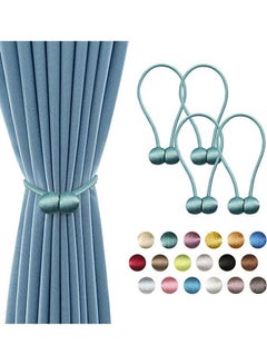 ماركة غير محددة Curtain Tiebacks Home Curtain Buckle Decorative Rope Holdbacks Curtain Blue 4inch  - Image 1