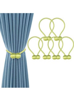 ماركة غير محددة Curtain Tiebacks Home Curtain Buckle Decorative Rope Holdbacks Curtain Green 6inch  - Image 1