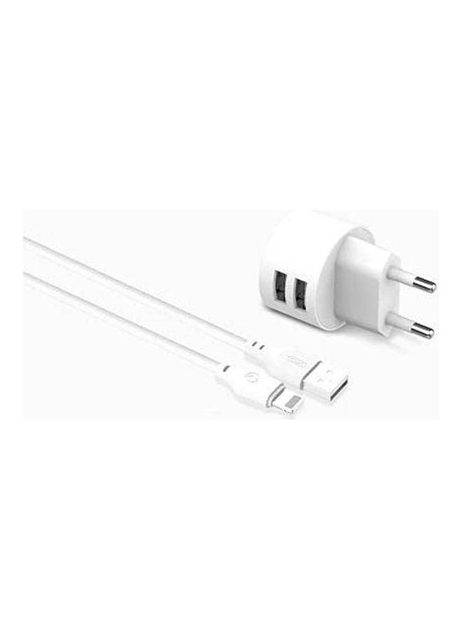 إكس أو Mini Eu Charger With Micro Cable White 