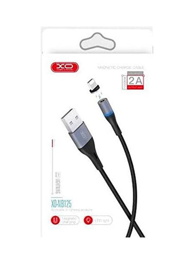 Magnetic LED Aluminium Lightning Cable Black - v1648464132/N52995862A_1