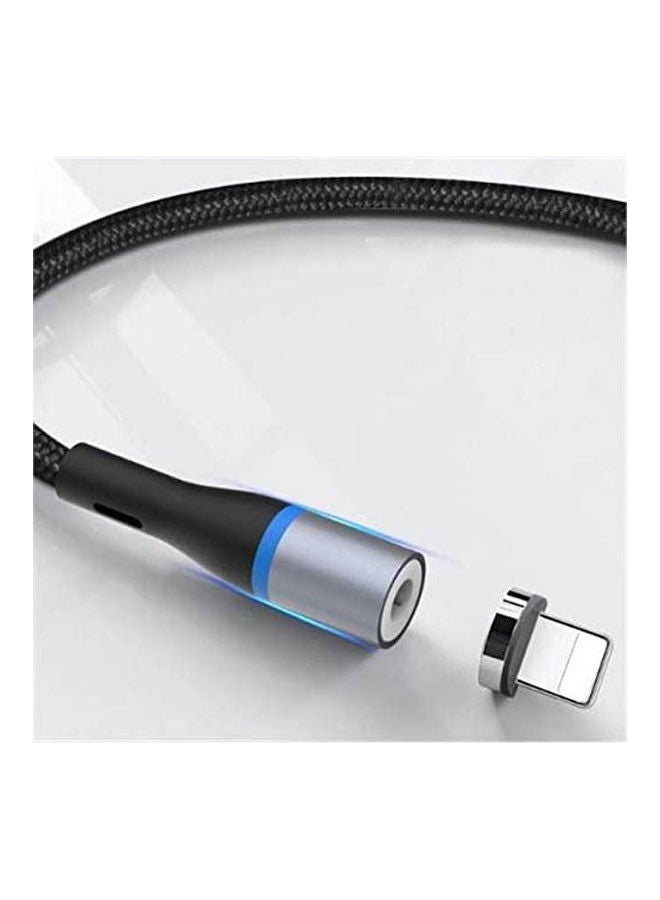 Magnetic LED Aluminium Lightning Cable Black - v1648464132/N52995862A_2