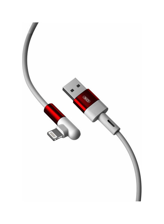 XO USB Cable Elbow design play game for Apple White 