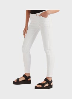 Lee Cooper Classic Skinny Jeans White  - Image 3