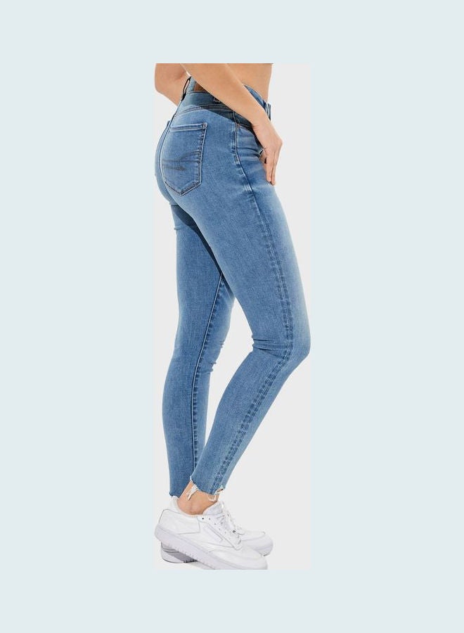 American Eagle - High Waist Jeggings Blue - Image 1