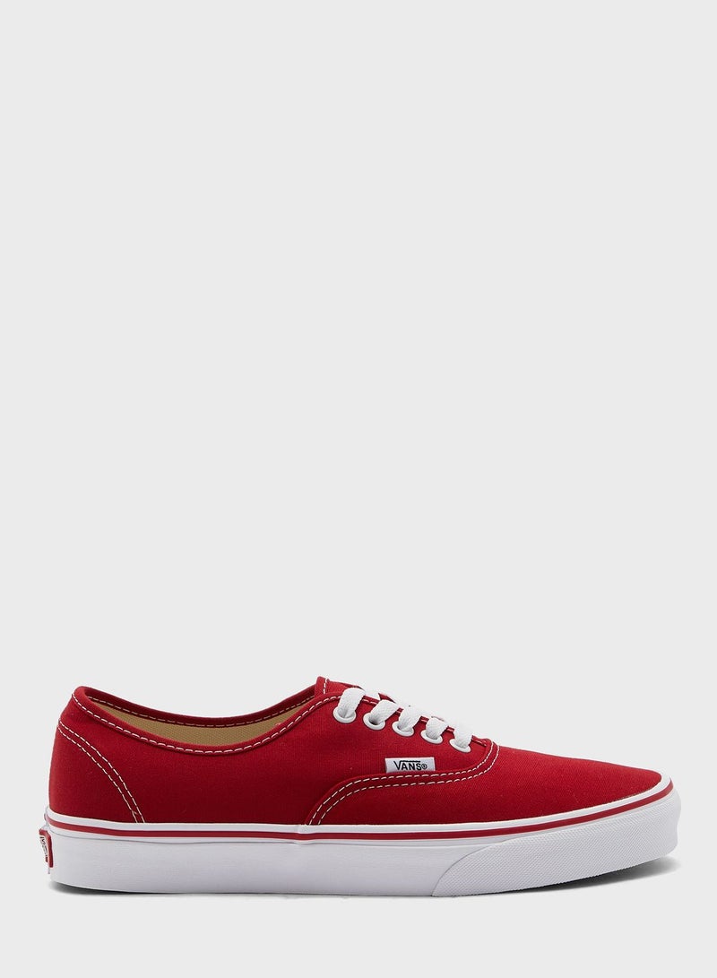 VANS Authentic Low Top Sneaker Red  - Image 1
