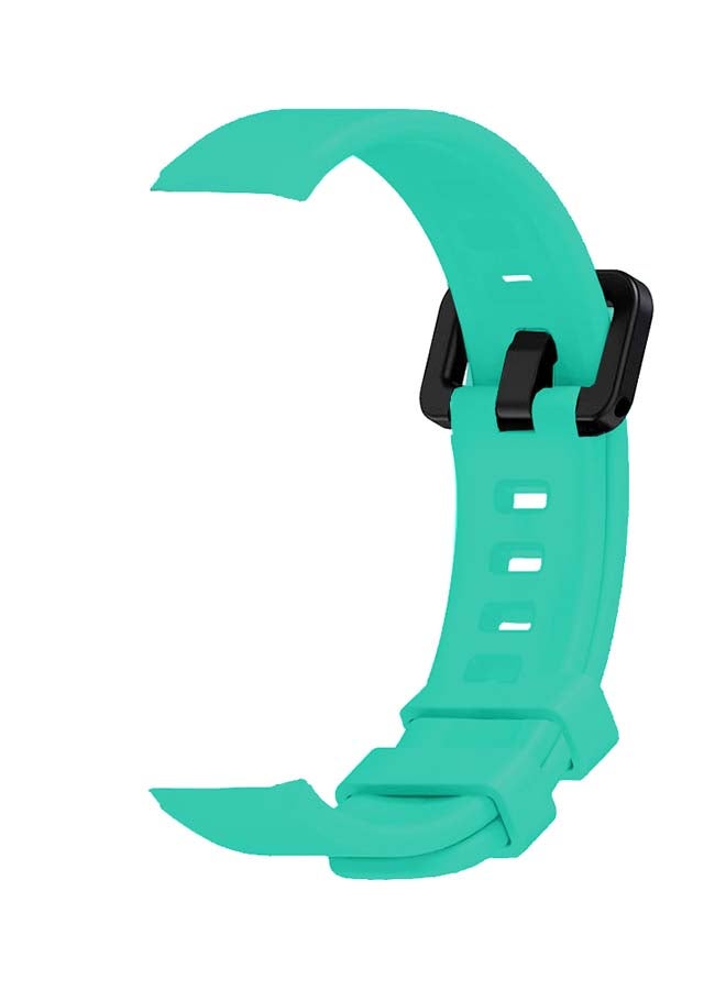 مارجون سوار بديل وقابل للتعديل من السيليكون لجهاز تتبع اللياقة البدنية شاومي مي باند 5 و6 اخضر فاتح - Image 2