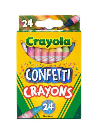 Confetti Crayons, 24 Count 2.69x7.13x11cm - v1648467926/N52906990A_1