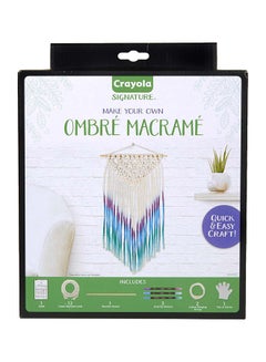 Signature Ombre Macrame Wall Hanging Kit 28.1x22.86x5.08cm - v1648467931/N52906994A_3