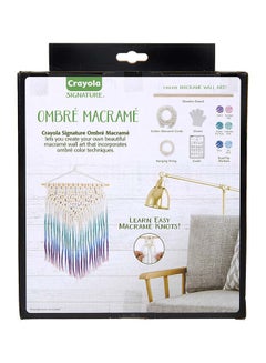 Signature Ombre Macrame Wall Hanging Kit 28.1x22.86x5.08cm - v1648467931/N52906994A_4