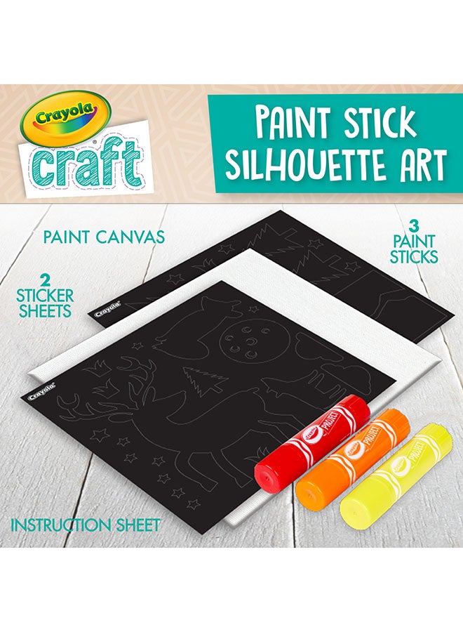 Crayola Craft, Paint Stick Silhouette Art, Set 1 22.86x2.54x15.88cm - Image 5