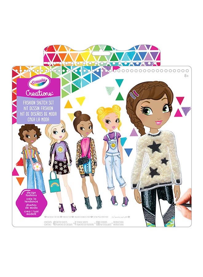 كرايولا مجموعة رسم أزياء إبداعات - Image 2