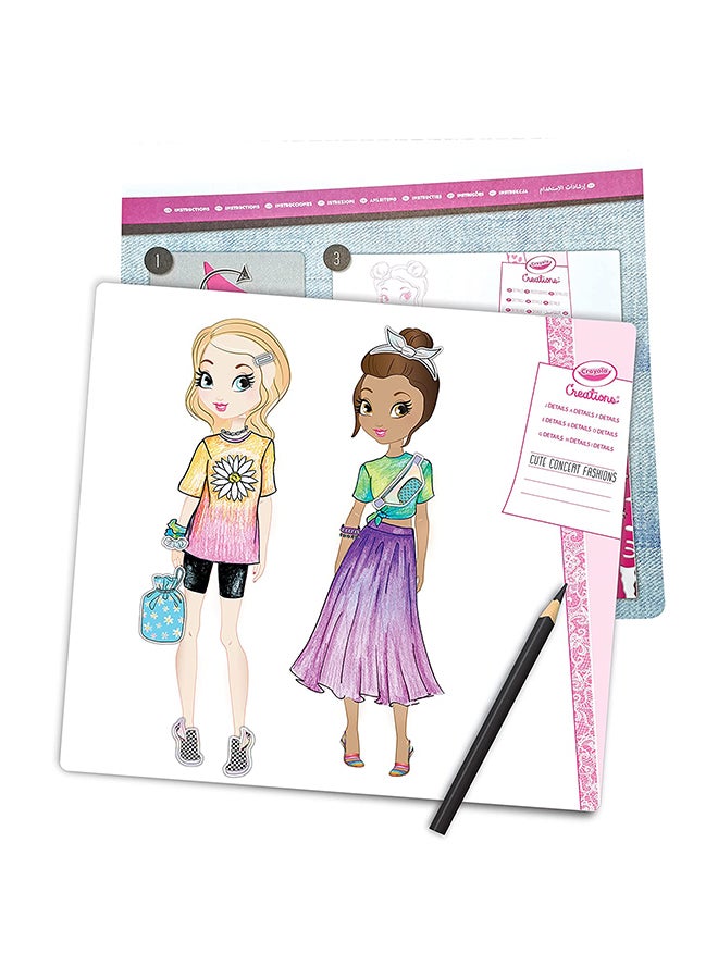 كرايولا مجموعة رسم أزياء إبداعات - Image 4