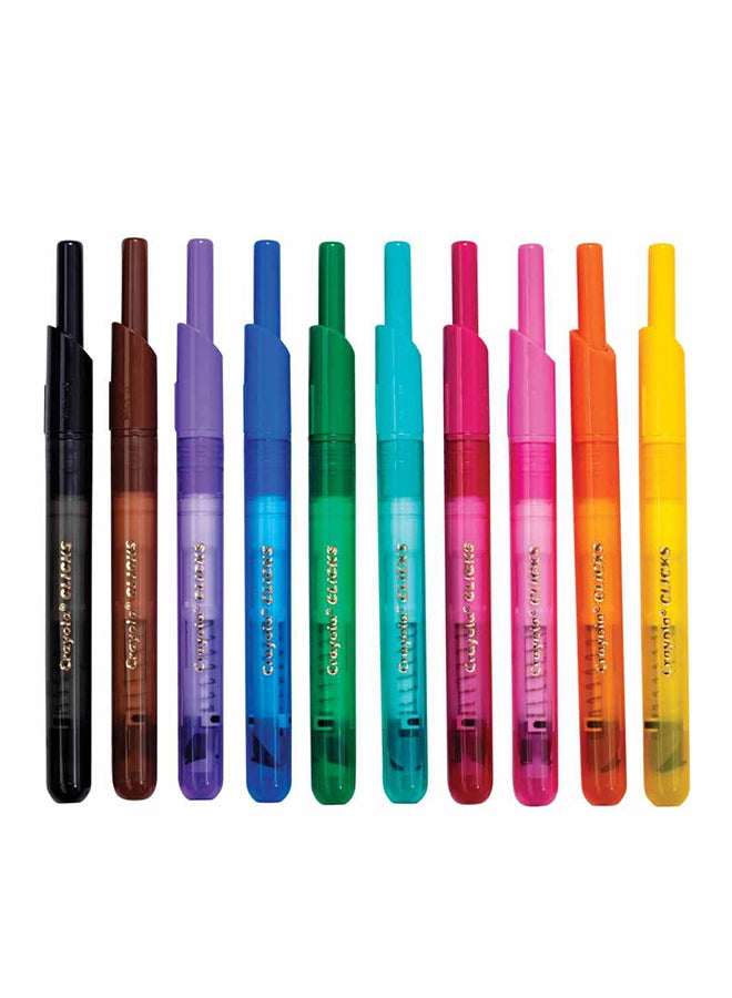 Crayola Super Clicks Retra Countable Markers, 10 Count 19.69x14.77x1.59cm - Image 3