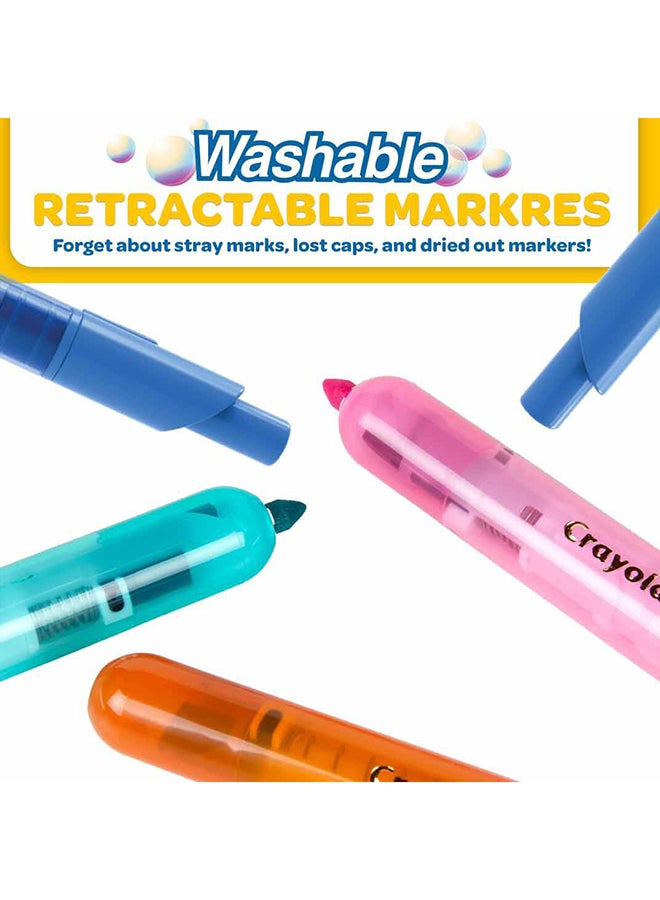 Crayola Super Clicks Retra Countable Markers, 10 Count 19.69x14.77x1.59cm - Image 4
