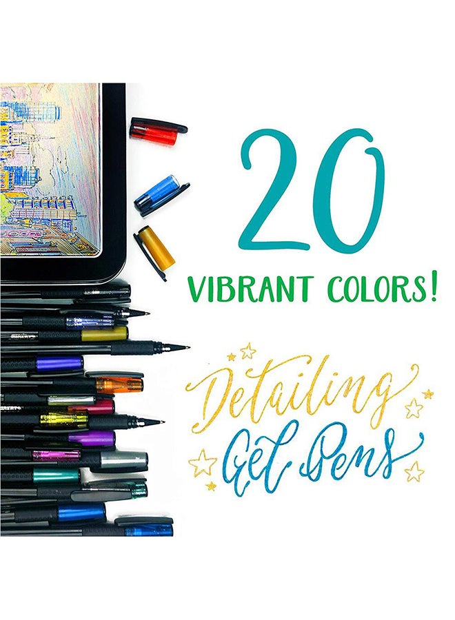 كرايولا أقلام جل ذات تفاصيل مميزة، عدد 20 - Image 4