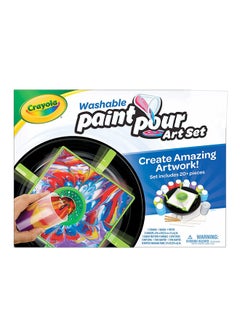 Washable Paint Pour Art Set