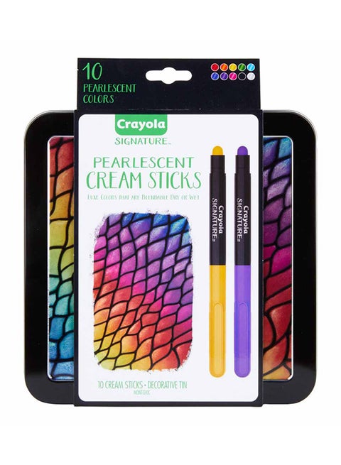 Signature Pearlescent Cream Sticks, 10 Count 23.65x19.94x2.69cm