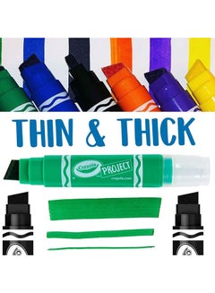 Crayola XL Poster Markers, Classic Colors, 4 Count 20.64x15.39x3.3cm  - Image 5