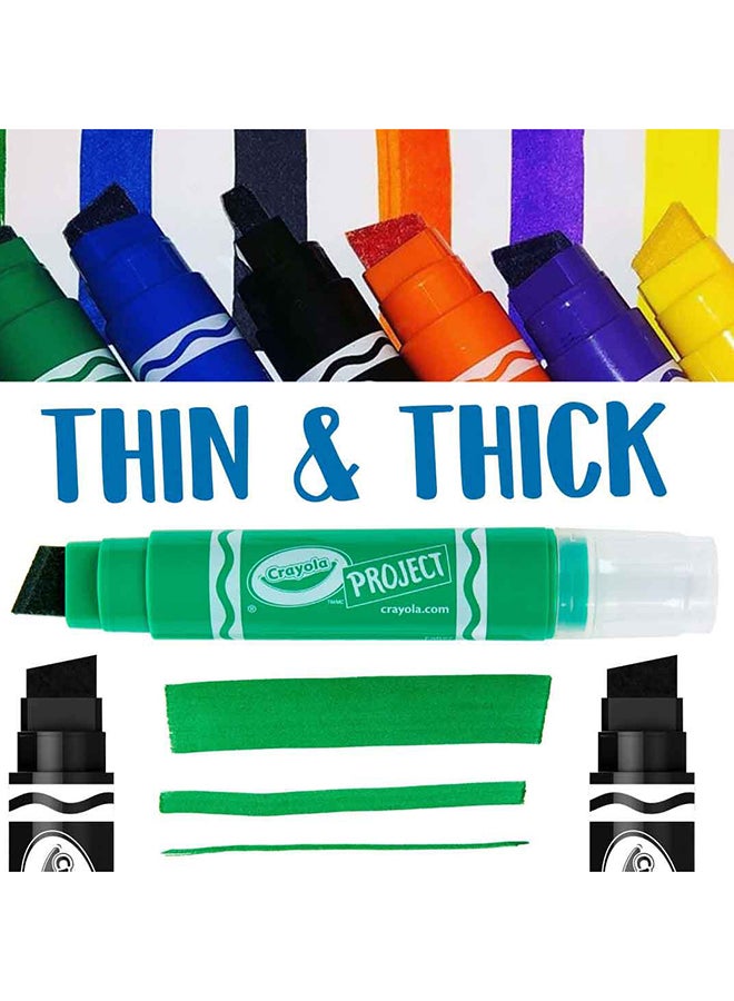 Crayola XL Poster Markers, Classic Colors, 4 Count 20.64x15.39x3.3cm - Image 5