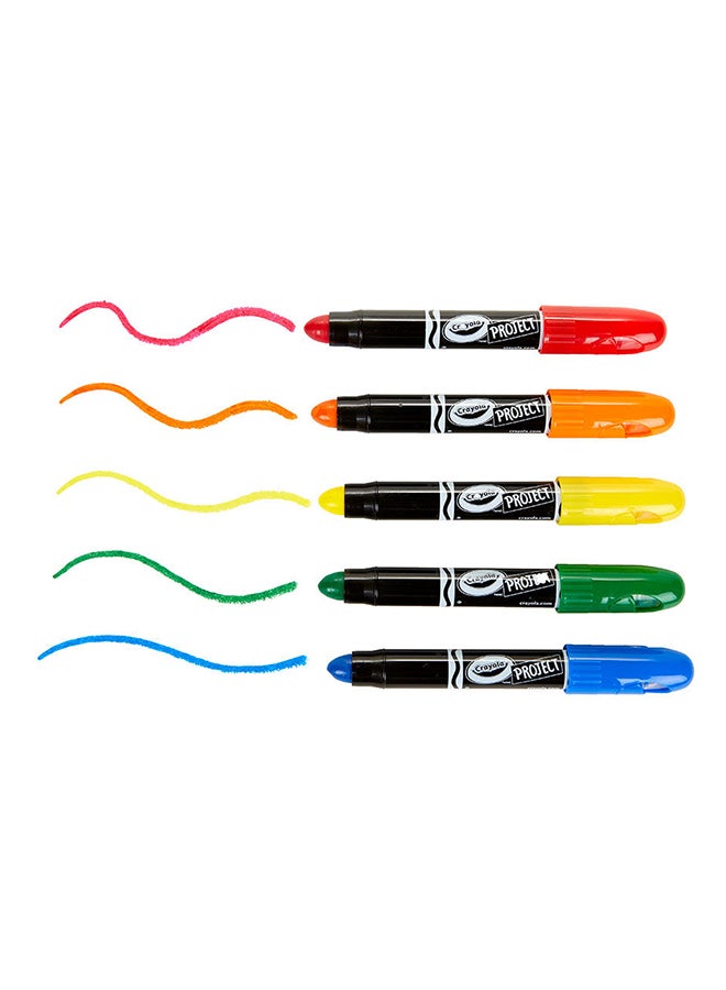 كرايولا أقلام جل ملونة متنوعة من Project Gel Crayons، مجموعة من 5 قطع - Image 5