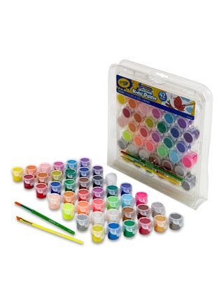 Washable Kids Paint Pots Set, 42 Count 14.5x17.4x6cm - v1648467968/N52907082A_1