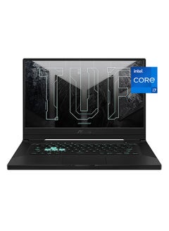 TUF Dash F15 FX516PC-HN004T (Upgraded Version) Laptop With 15.6-Inch Full HD Display, Core i7-11370H Processor/16GB RAM/512GB SSD/4GB NVIDIA GeForce RTX 3050 Graphics/Windows 10 Home /International Version English/Arabic Eclipse Gray