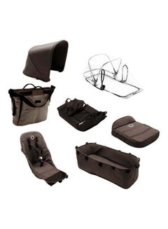 Donkey 2 Style Stroller Set Complete - Mineral Taupe