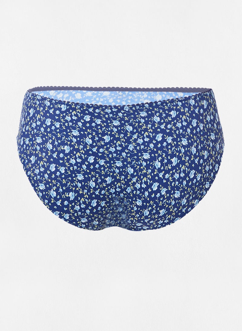 Floral Print Briefs Blue - v1648472588/N32536441V_6