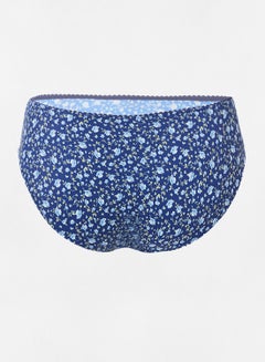 Amante Floral Print Briefs Blue  - Image 2